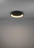 EGLO LED Deckenleuchte Loretello, dimmbare Deckenlampe mit Fernbedienung, runde Leuchte aus Metall und Kunststoff, Farbtemperatur einstellbar, Ø 35 cm, schwarz-weiß, energiesparend Bild 4
