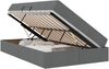 vidaXL Aufbewahrungsbett mit Matratze Dunkelgrau 120 x 190 cm 3399647 Bild 2