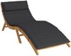 vidaXL Sonnenliegen-Auflage Schwarz 180x60x4 cm Oxford-Gewebe 361859 Bild 3