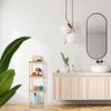 Relaxdays Badregal Bambus 4 Ablagen Bild 2