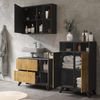 Badmöbel-Set Leano Anthrazit/Bergeiche 80 cm, Set 2 Vicco Bild 5