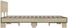 vidaXL Bettgestell Sonoma-Eiche 120x200 cm Holzwerkstoff und Metall 3280198 Bild 5