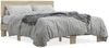vidaXL Bettgestell Sonoma-Eiche 120x200 cm Holzwerkstoff und Metall 3280198 Bild 2