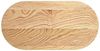 vidaXL Tischplatte 80x40x2 cm Massivholz Eiche Oval 4009061 Bild 2