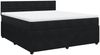 vidaXL Boxspringbett mit Matratze Schwarz 180x200 cm Samt 3290108 Bild 3