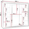 Kleiderschrank Samker 200 cm (Farbe: Artisan Eiche, ohne Schubladen) Bild 5