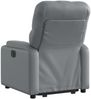 vidaXL Relaxsessel mit Aufstehhilfe Elektrisch Grau Kunstleder 3204789 Bild 5