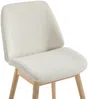 Vente-unique - LEYADA Stuhl Stoff Beige - B 56,5 cm x H 84 cm x L 50 cm Bild 5