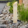 LED Solar-Steckleuchte, Bambus, Dekor-Stanzungen, H 49,5 cm Bild 4