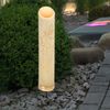 LED Solar-Steckleuchte, Bambus, Dekor-Stanzungen, H 49,5 cm Bild 2