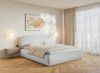 Selsey 'Asmelio' Polsterbett mit Bettkasten, Lattenrost, hellgrau, 180x200 cm Bild 3