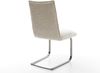 Freischwinger Lelio-Flex Webstoff Soft Beige Freischwinger flach Graphit Taschenfederkern Bild 5
