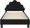 vidaXL Kinderbettgestell mit Kopfteil Schwarz 80 x 160 cm Samt 42011143 Bild 5