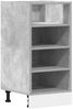 vidaXL Unterschrank Riga Betongrau 40x44,5x81,5 cm Holzwerkstoff 854205 Bild 2