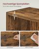 Vasagle Bücherregal, mit 10 Fächern, Standregal, Aufbewahrungsregal, Regal, für Wohnzimmer, Büro, Schlafzimmer, Arbeitszimmer, skandinavischer Stil, als Raumteiler, weiß Bild 4