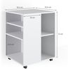 Rollcontainer Weiß 59.4 x 52.6 cm Vicco Bild 3