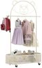 KOMFOTTEU Kleiderständer, Kindergarderobe mit 3 einstellbaren Höhen & Rollen Bild 2