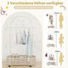KOMFOTTEU Kleiderständer, Kindergarderobe mit 3 einstellbaren Höhen & Rollen Bild 4