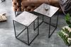 riess-ambiente Beistelltisch ELEMENTS 40cm silber / schwarz (Set, 2-St), Metall · Couchtisch · Handarbeit · platzsparend Bild 3