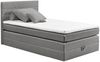 Stylefy Havinnes Boxspringbett Velours Anthrazit 120x200 cm Bild 3