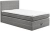 Stylefy Havinnes Boxspringbett Velours Anthrazit 120x200 cm Bild 2