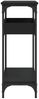 vidaXL Konsolentisch mit Ablage Schwarz 100x29x75cm Holzwerkstoff 837717 Bild 5