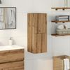 vidaXL Bad-Hängeschrank Artisan-Eiche 30x30x80 cm Holzwerkstoff 856219 Bild 2