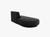 Micadoni 2-Sitzer Sitzmodul offen Miley Links Chenille Haga Schwarz Bild 2