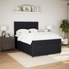 vidaXL Boxspringbett mit Matratze Schwarz 140x200 cm Samt 3294672 Bild 5