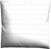 biberna 0636044 Mako-Satin Bettwäsche STREIFEN - MIX & MATCH, taupe, 1x 80x80 cm Bild 2