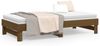 vidaXL Tagesbett Ausziehbar Honigbraun 2x(75x190) cm Massivholz Kiefer 823397 Bild 5