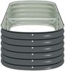 vidaXL Garten-Hochbeet 240x80x44 cm Verzinkter Stahl Grau 45528 Bild 5