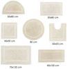 Homescapes Badematte Runde Battematte creme 80 cm aus 100% Baumwolle, Höhe 20 mm, Φ 80 cm Bild 3