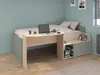 Vente-unique - MIVONA Bett Holz, Platte GrünBeige - B 203 cm x H 75,2 cm x L 136 cm Bild 2