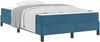 vidaXL Boxspringbett mit Matratze Dunkelblau 120 x 190 cm Stoff 3398681 Bild 3