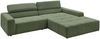 KAWOLA Sofa RENO Ecksofa Feincord olivgrün Longchair rechts 68 x 217 x 258 cm Bild 4