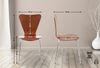 2er Set Besucherstuhl Calisto, braun Bild 3