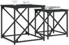 vidaXL Satztische 2 Stk. Schwarz Holzwerkstoff 838943 Bild 4