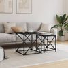 vidaXL Satztische 2 Stk. Schwarz Holzwerkstoff 838943 Bild 3