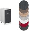 Küchenunterschrank R-Line Schwarz Beton 40 cm AP Marmor Vicco Bild 5