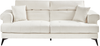 3-Sitzer Sofa Stoff weiß SKIVE Bild 4