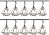Luxform Lichterkette Solar-Lichterkette Sousse Partybeleuchtung 10x LED, Aus Metall gefertigt Bild 5