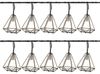 Luxform Lichterkette Solar-Lichterkette Sousse Partybeleuchtung 10x LED, Aus Metall gefertigt Bild 4