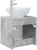 vidaXL Wandmontierte Waschtisch Betongrau 49,5 x 44,5 x 65 cm 890445 Bild 5