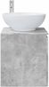 vidaXL Wandmontierte Waschtisch Betongrau 49,5 x 44,5 x 65 cm 890445 Bild 4