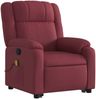vidaXL Massagesessel mit Aufstehhilfe Weinrot Stoff 3205217 Bild 4