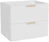 Vente-unique - AVORELI Waschbeckenmöbel Holz, Platte Weiß - B 46 cm x H 50 cm x L 60 cm Bild 3