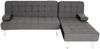 Schlafsofa HWC-K22, Couch Ecksofa Sofa, Liegefläche links/rechts Schlaffunktion 236cm ~ Stoff/Textil dunkelgrau, schwarz Bild 5