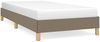 Bettgestell Taupe 80x200 cm Stoff [346774] Bild 2