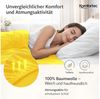 Komfortec Spannbettlaken 180x200 Baumwolle Jersey Bettlaken, Oeko-Tex Zertifiziert für Boxspring, Topper, Rundumgummi für Perfekte Passform, Weich & Atmungsaktiv, Pflegeleicht & Formstabil, Gelb Bild 3